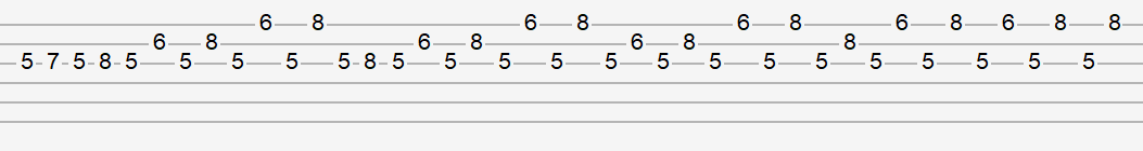 Fast Guitar Lick Exercise